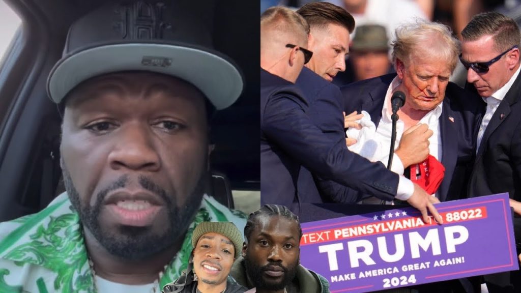 50 Cent, Meek Mill & Rappers REACT To Donald Trump SHOOTING In ASSASSINATION Attempt ‘HE..