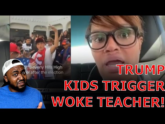 TRIGGERED WOKE Black Teacher & Students CRY RACISM Over Boys Celebrating Trump Victory At School!