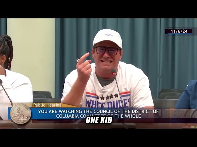 A “White Dude For Kamala” BREAKS DOWN During City Council Meeting