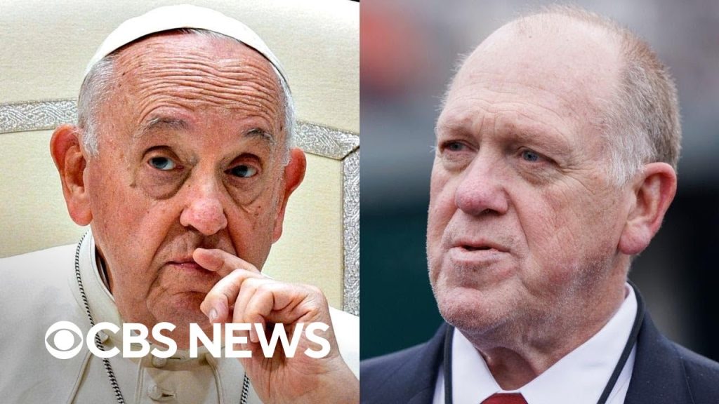 Tom Homan blasts Pope Francis for immigration comments