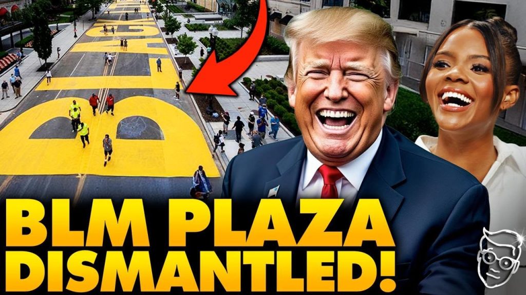 Trump Orders DEMOLITION of BLM Plaza in DC as Lib Protesters SCREECH & SNAP at Construction Workers