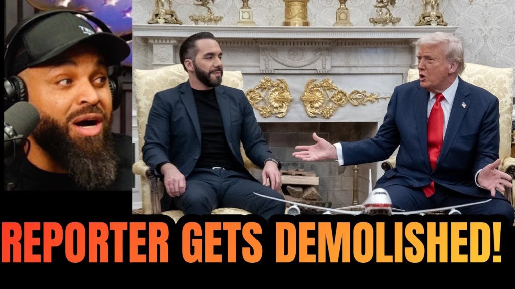 President Trump And El Salvador President Destroy the Leftwing Media together!