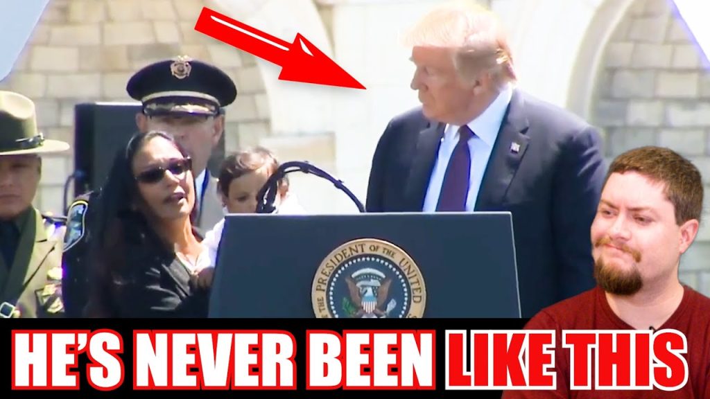 Trump gets EMOTIONAL When Grieving Wife Takes Over the Stage