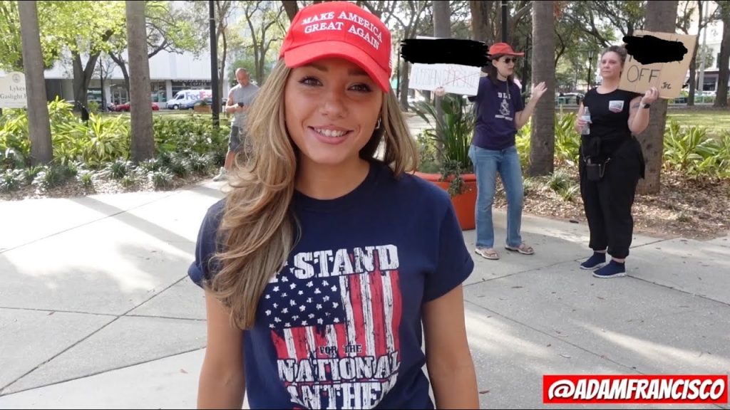 I wore a MAGA hat to an anti-Trump protest (INSANE!!!)