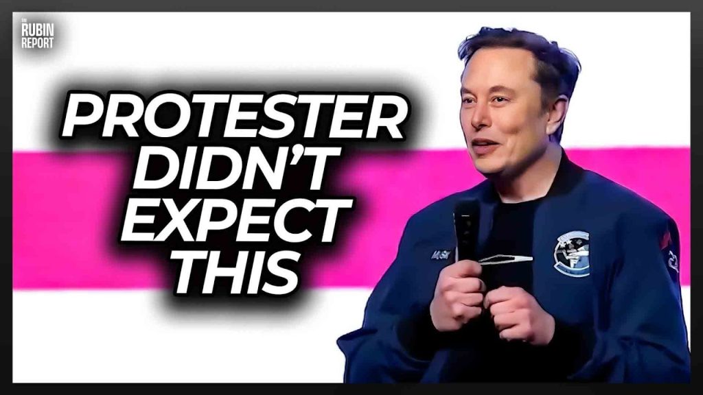 Protesters Harass Elon Musk, His Response Is Perfect