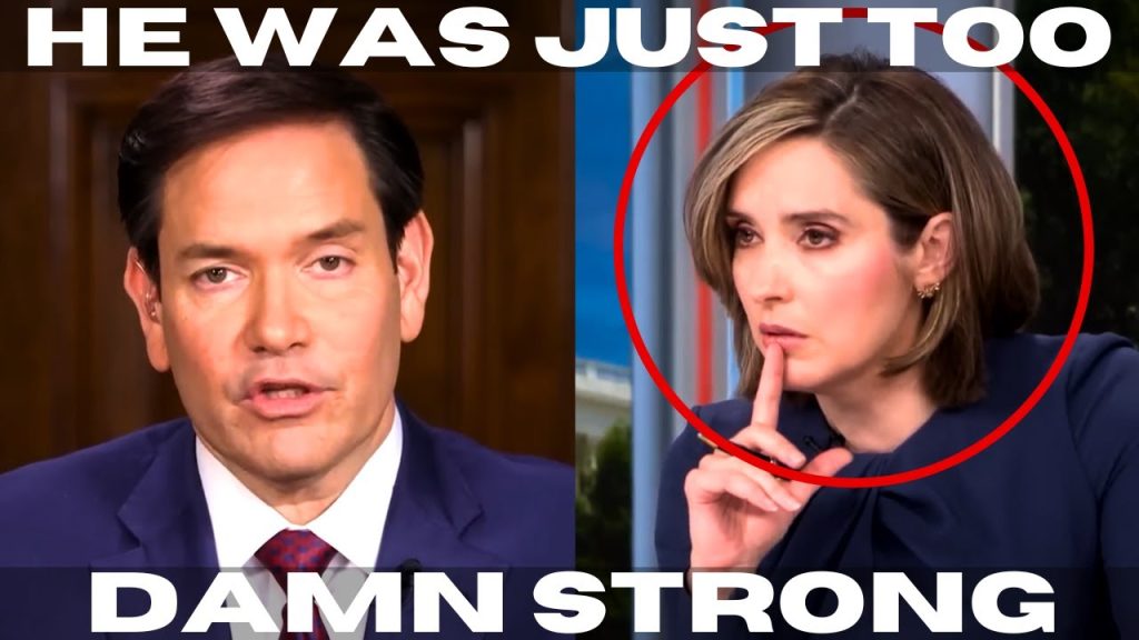 The CBS Reporter Thinks She Can Outsmart Marco Rubio, Watch What Happens Next.