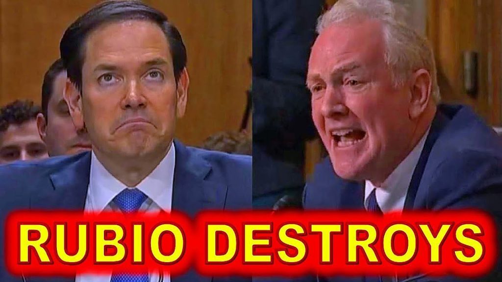 Marco Rubio CAUSES Chris Van Hollen to LOSE his Mind During Senate Hearings…..