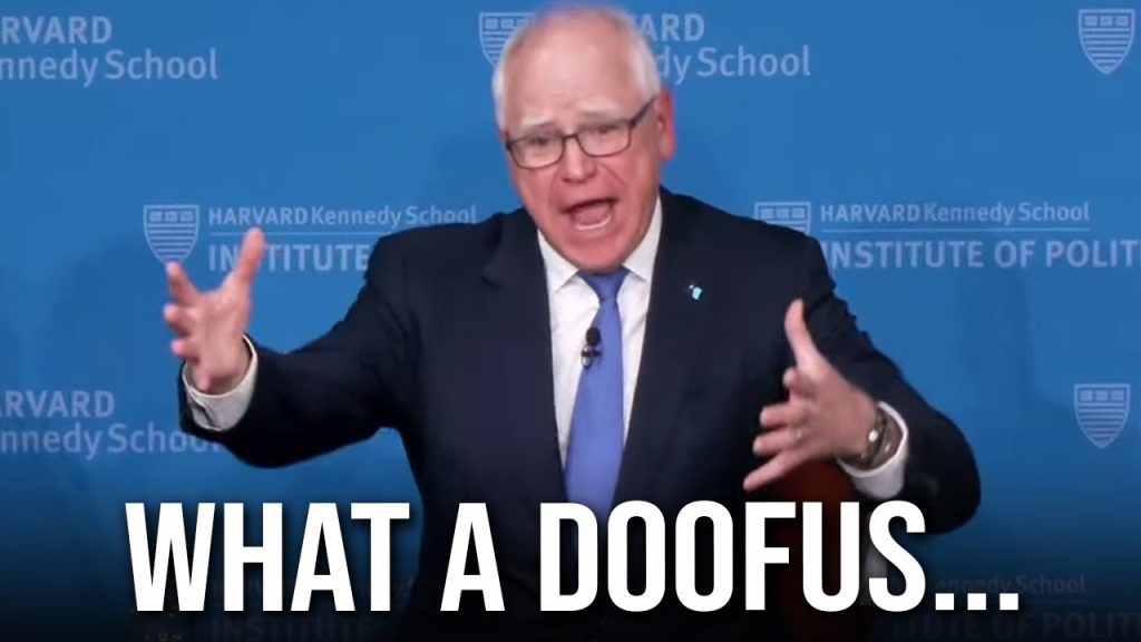 Tim Walz ADMITS Kamala chose him as VP to be the token white guy of her administration
