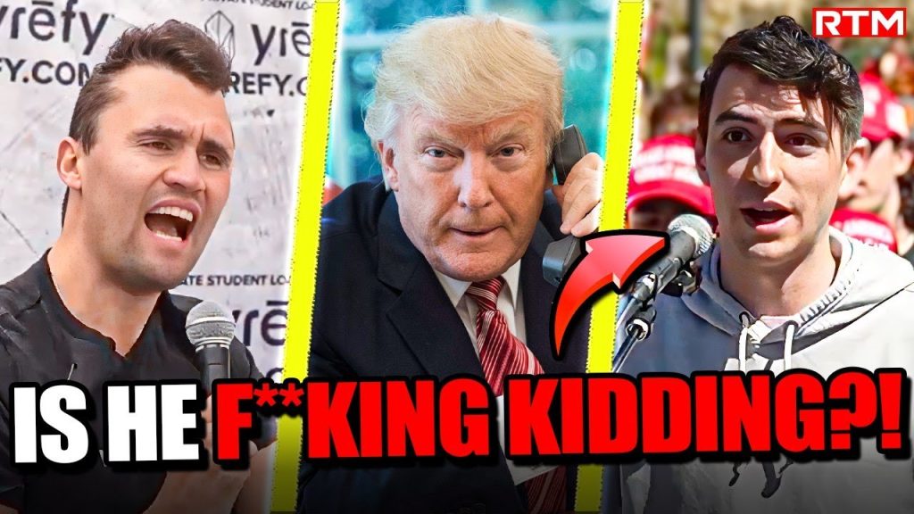 Woke Student Left FLUSTERED When Charlie Kirk Asks Him ONE Trump Question