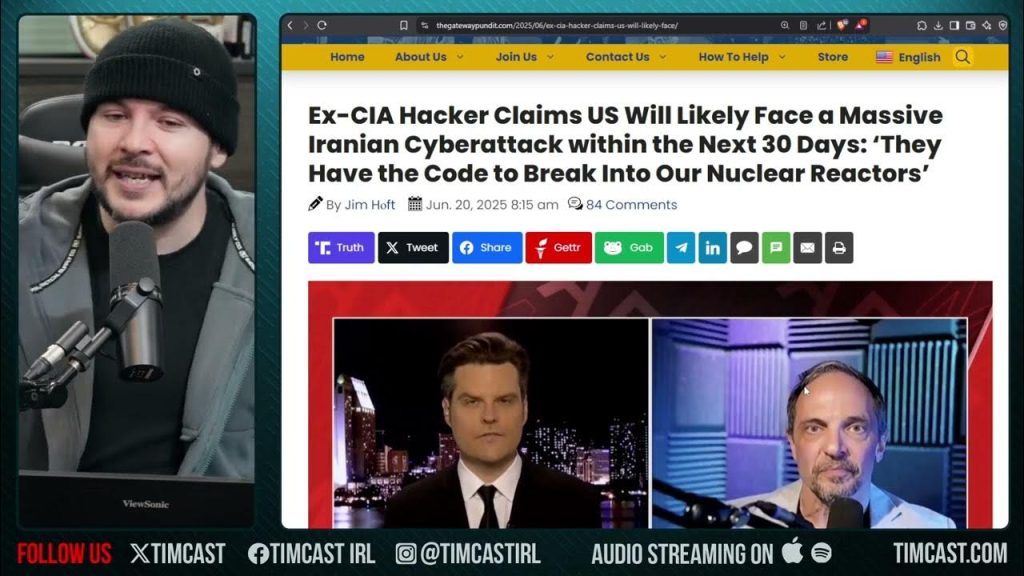 Former CIA Hacker WARNS, Iran WILL Cyber Attack The US Within 30 Days, This Could Be The CYBER 9 11