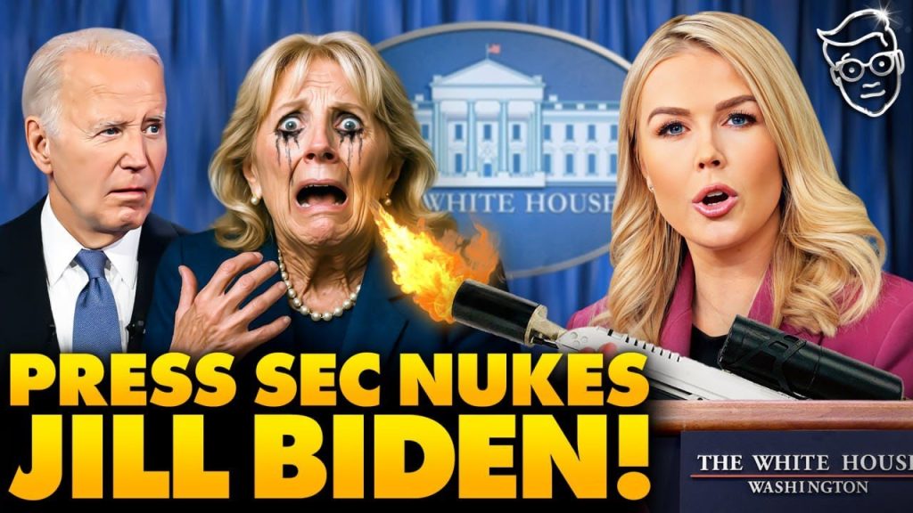 Karoline Leavitt SAVAGES Jill Biden for Criminal ‘ELDER ABUSE’ of Joe as White House Reporters GASP
