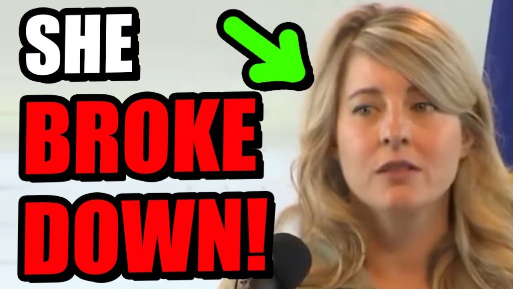 Incoherent Canadian leader is LOSING HER MIND over Trump