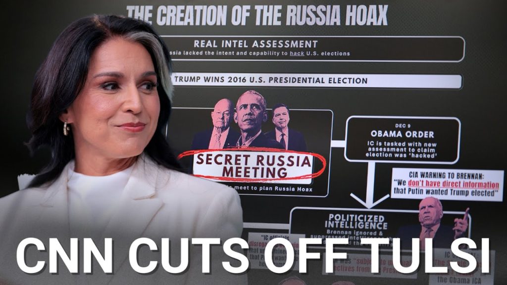 CNN interrupts Tulsi Gabbard’s press conference as she exposes Obama administration