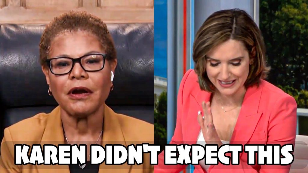 News Anchor Accidentally EXPOSES Karen Bass With One Question