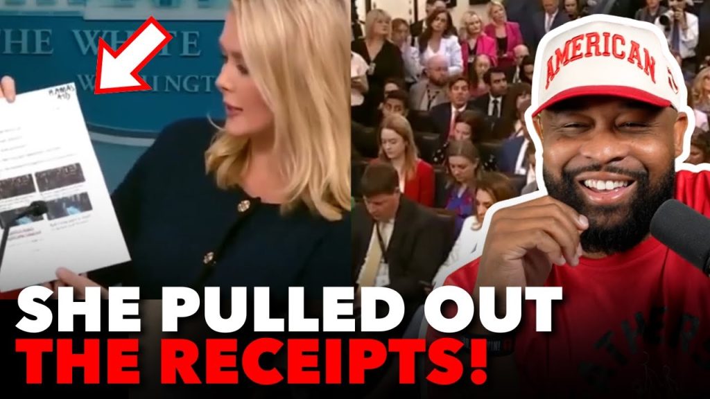 Karoline Leavitt PULLS RECEIPTS on Reporter LYING About Gaza Aid