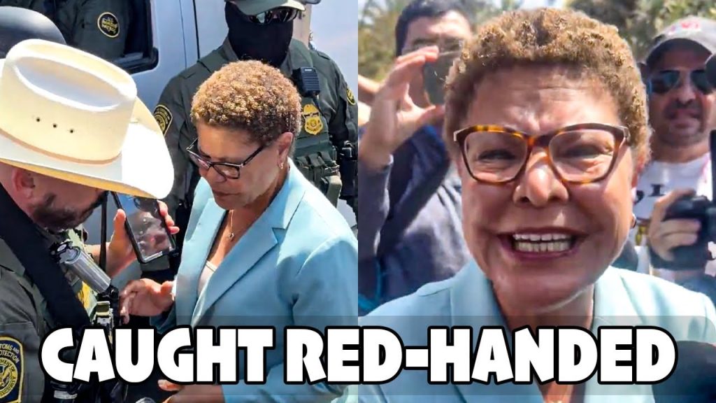 Karen Bass CAUGHT By Reporter When Trying To Stop ICE Officers