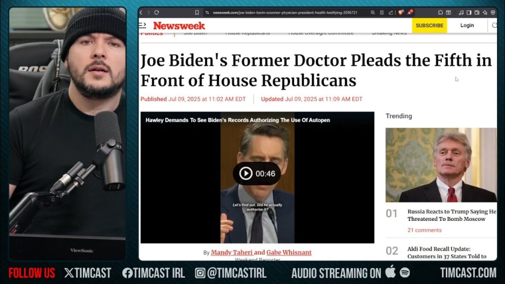 Biden Doctor PLEADS THE FIFTH, Refuses To Testify To Congress, Biden Pardons ARE VOID | Tim Pool