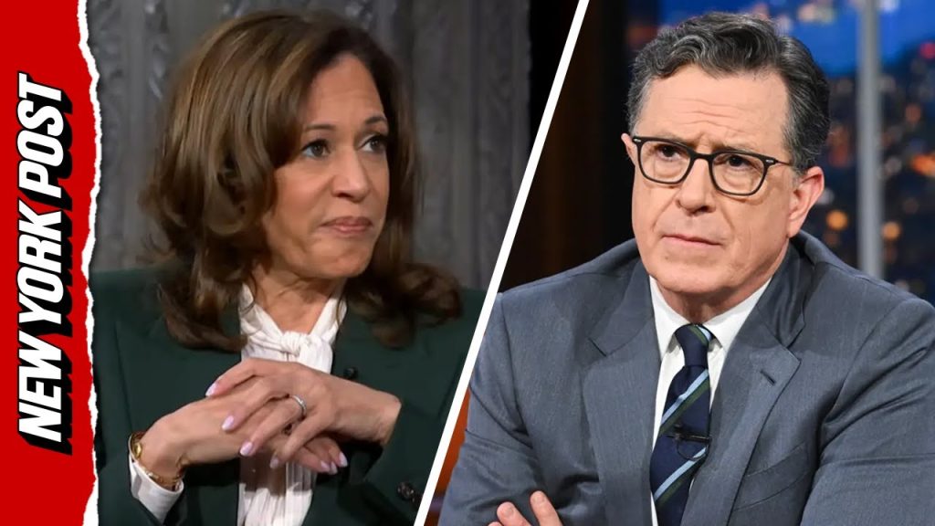 Kamala Harris WHINES about ‘broken system’ during Colbert interview – despite 4 years as VP