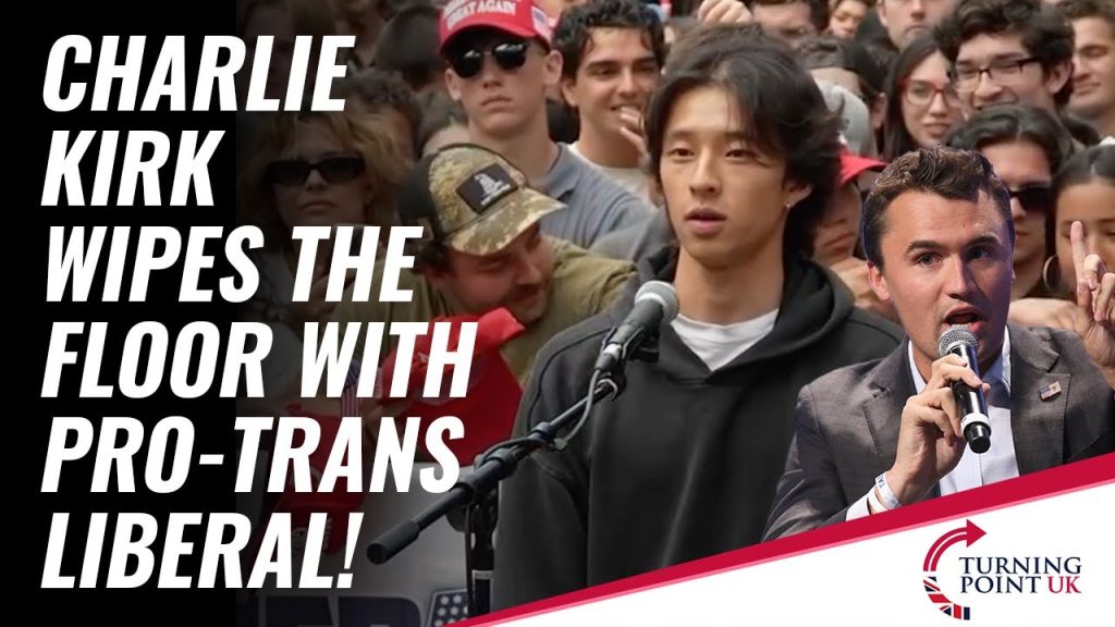 Charlie Kirk Wipes The Floor With Pro-Trans Liberal! Charlie Kirk Wipes The Floor With Pro-Trans Liberal!