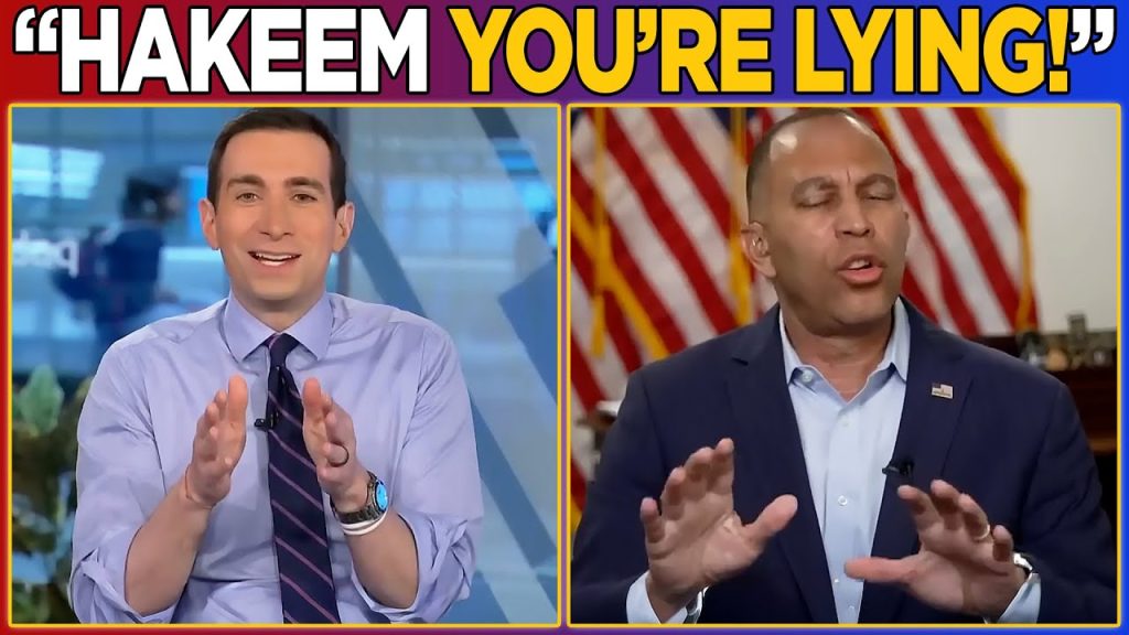 Hakeem Jeffries RAGE QUITS CNBC Interview