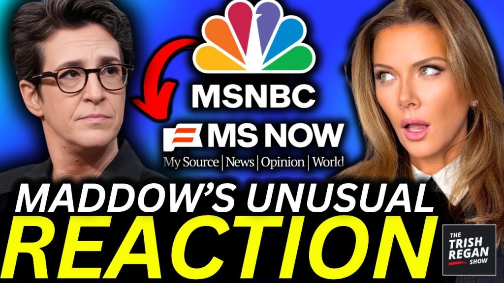 WATCH: Rachel Maddow WEIRD REACTION to MSNBC’s Rebrand