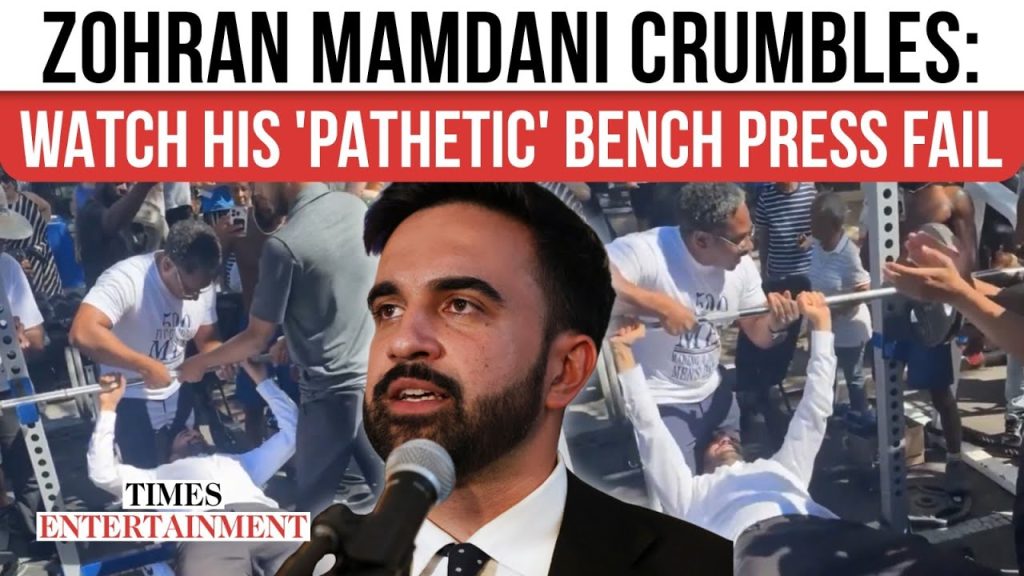 Mamdani CRUMBLES Under a Few Pounds, HUMILIATING Bench Press Fail Goes Viral