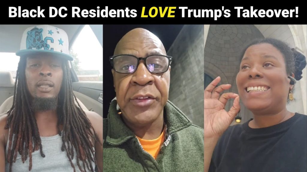20 Minutes Of Black DC Residents Supporting Trump’s Federal Takeover!