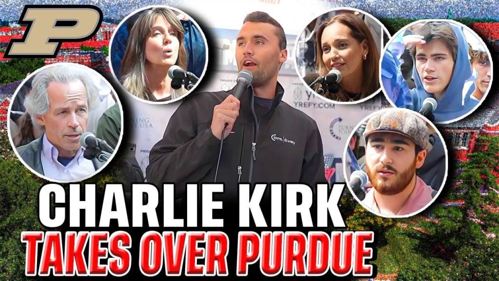 God Strikes the Hearts of Purdue During Debate With Charlie Kirk God Strikes the Hearts of Purdue During Debate With Charlie Kirk