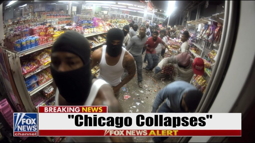 Looters ‘Wipe Out’ Downtown Chicago… Mayor BLAMES Trump as City COLLAPSES