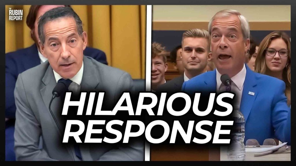 Crowd Laughs as Nigel Farage Turns Dems’ Attack Against Him Crowd Laughs as Nigel Farage Turns Dems’ Attack Against Him