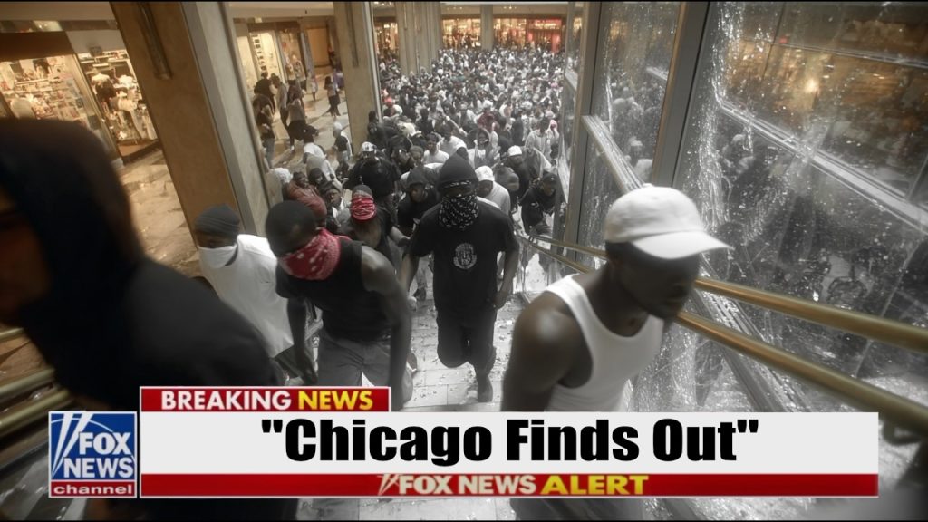 Gangs EMPTY Chicago Plaza… as Mayor’s “LET THEM LOOT” Plan IMPLODES