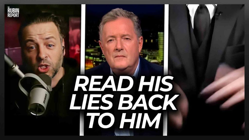 Leftist Walks Off ‘Piers Morgan’ as Republican Read His Lies Back to His Face Leftist Walks Off ‘Piers Morgan’ as Republican Read His Lies Back to His Face