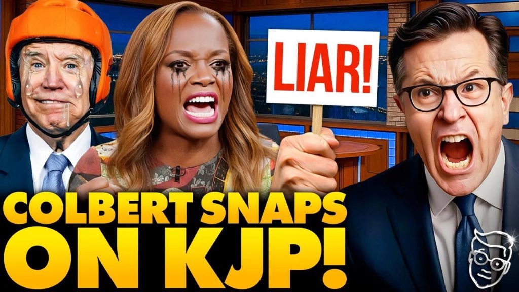 YIKES: Disgraced Karine Jean Pierre Throws On-Air HISSY FIT As Colbert Calls Out Her Joe Biden LIES…