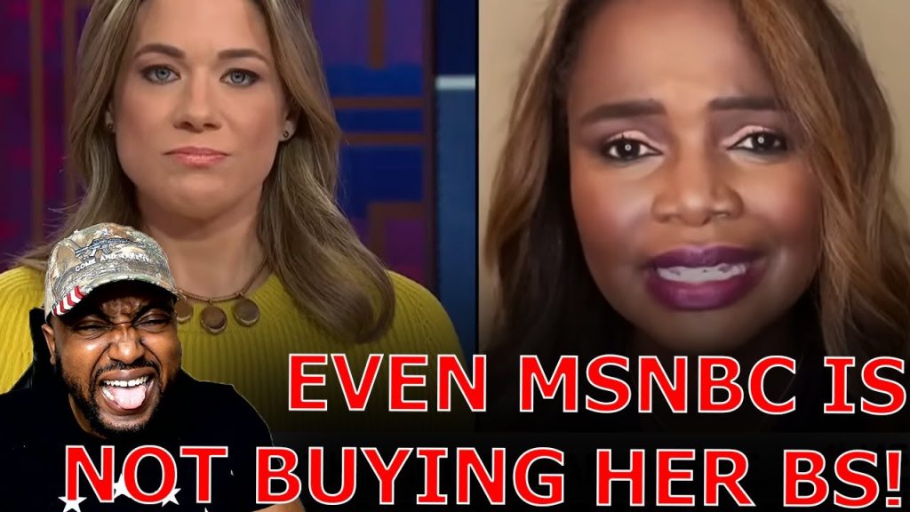 Karine Jean Pierre STUNNED INTO PULLING RACE CARD On MSNBC CONFRONTING Her On Apology For Biden LIES