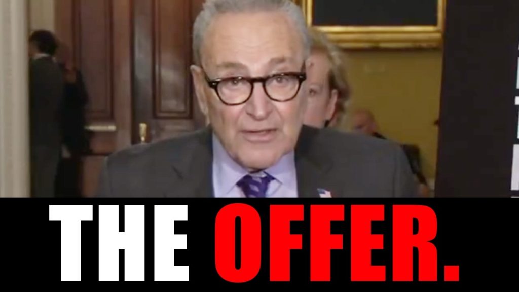 CHUCK SCHUMER OFFERS A DEAL.