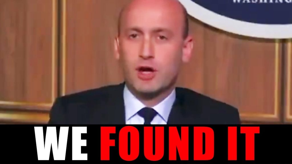 Stephen Miller just uncovered IT ALL!!!!