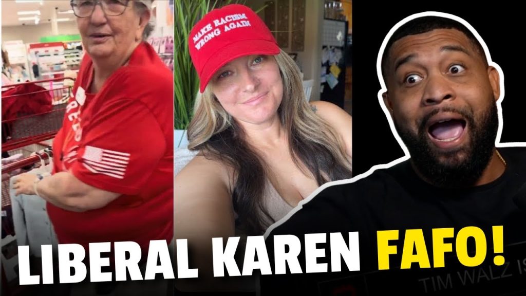 Liberal Karen FAFO After HARRASSING Elderly Target Worker for Wearing Charlie Kirk Shirt