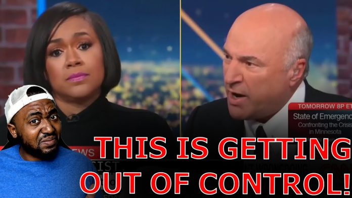 CNN IMPLODES As Kevin O'Leary CHECKS UNHINGED Black Liberal Declaring ICE Are White Supremacists!