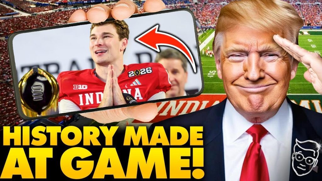 Trump SHOCKS Stadium: Walks Out to ROARS At National Championship as Winning QB Praises Jesus Christ