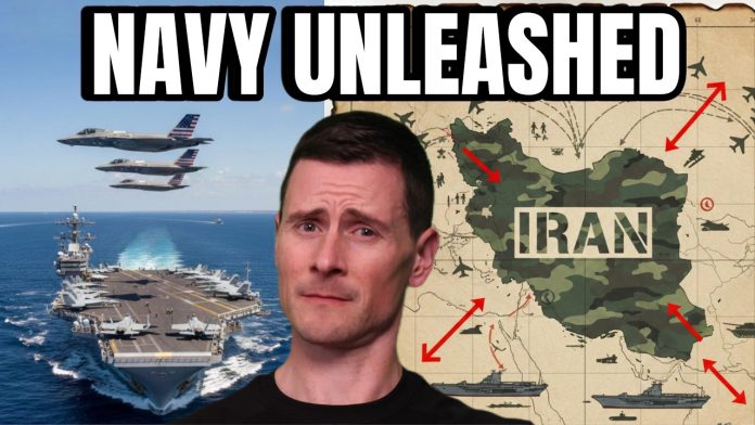 U.S. NAVY Unleashes Armada and Airpower on Iran!