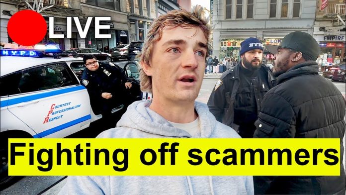 IRL Confronting NYC Illegal Scammers