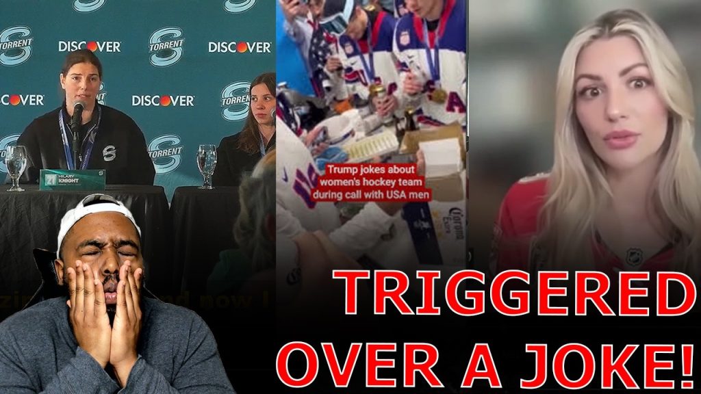 US Olympic Women’s Hockey Team TRIGGERED Over Men’s Team Laughing At Trump Making ‘Sexist’ Joke!