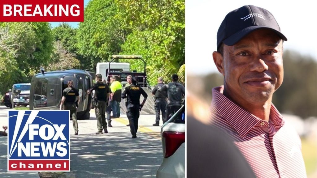 BREAKING: Pictures released in reported Tiger Woods car crash