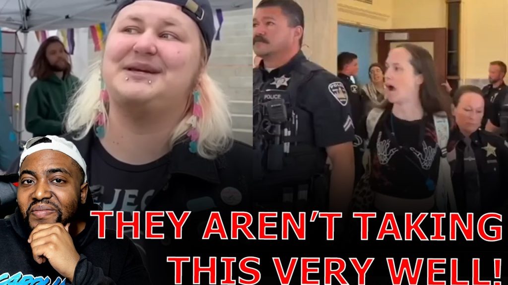 WOKE LGBTQ Activists ARRESTED After INVADING Republican Governor Office For BANNING Pride Flag! WOKE LGBTQ Activists ARRESTED After INVADING Republican Governor Office For BANNING Pride Flag!