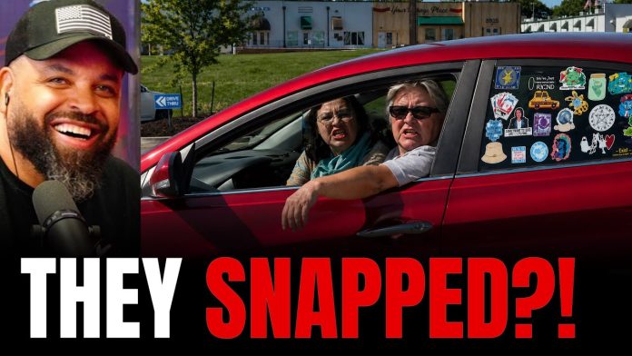 Man Trolled ICE Protesters… They Snapped