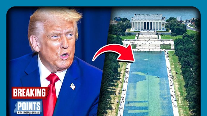 Trump MELTS DOWN Over Reflecting Pool CHAOS As Second Draining LOOMS