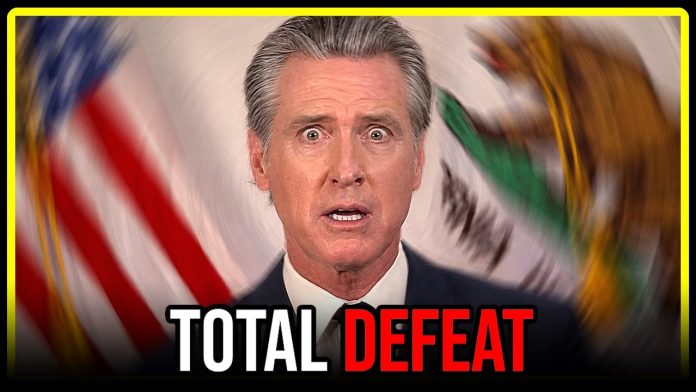 Newsom just got some VERY BAD NEWS...