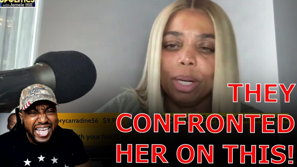 Jemele Hill MELTS DOWN After Audience Confronts Her On Appropriating White Culture With Blonde Wig!